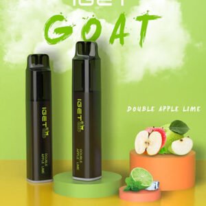 iGET GOAT VAPE 5000 PUFF – DOUBLE APPLE LIME