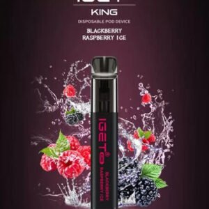 iGET KING VAPE 2600 PUFF – BLACKBERRY RASPBERRY ICE
